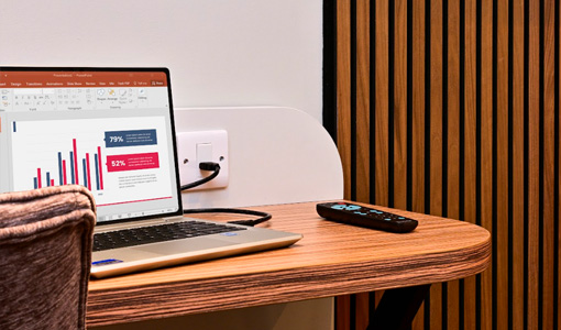 Stay connected in our Studio Room